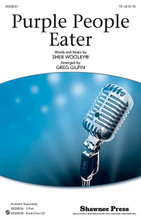 Purple People Eater by Sheb Wooley. Arranged by Greg Gilpin. For Kazoos (TB). Choral. 12 pages. Published by Shawnee Press.

Don't be scared! This Purple People Eater only wants to play in a rock and roll band! Have some fun performing this crazy 1958 chart-topper, complete with optional kazoos and hilarious solo opportunities using funny voice effects. It's a terrific novelty feature for your guys! Available separately: 2-Part, TB, StudioTrax CD. Duration: ca. 2:10.

Minimum order 6 copies.