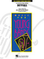 Skyfall by Adele. By Adele Adkins and Paul Epworth. Arranged by Jay Bocook. For Concert Band (Score & Parts). Young Concert Band. Grade 3. Published by Hal Leonard.

With a bold and soulful style combined with a hint of vintage James Bond spy music, here is a powerful setting of Adele's smash hit from the latest blockbuster Bond movie Skyfall.

Instrumentation:

- CONDUCTOR SCORE (FULL SCORE) 12 pages - OBOE 1 page - BASSOON 1 page - BB CLARINET 1 1 page - BB CLARINET 2 1 page - BB CLARINET 3 1 page - BB BASS CLARINET 1 page

- EB ALTO SAXOPHONE 1 1 page - EB ALTO SAXOPHONE 2 1 page - BB TENOR SAXOPHONE 1 page - EB BARITONE SAXOPHONE 1 page - BB TRUMPET 1 1 page - BB TRUMPET 2 1 page

- BB TRUMPET 3 1 page - F HORN 1 1 page - F HORN 2 1 page - TROMBONE 1 1 page - TROMBONE 2 1 page - BARITONE B.C. 1 page - BARITONE T.C. 1 page - TUBA 1 page

- STRING BASS 1 page - PERCUSSION 1 1 page - PERCUSSION 2 1 page - TIMPANI 1 page - MALLET PERCUSSION 1 page - FLUTE 1 1 page - FLUTE 2 1 page