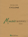 Cyclone by Michael Oare. For Concert Band (Score & Parts). MusicWorks Grade 2. Grade 2. Softcover. Published by Hal Leonard.

The power and intensity of our ever-changing marine environment is portrayed in this descriptive work for young players. Incorporating a simple melodic motif along with syncopated rhythmic energy, Michael Oare effectively depicts the power of nature's most violent storms. Opening with a calm, yet foreboding introduction, the work quickly transforms as the storm draws near. Thundering bass drum rolls, driving rhythmic and melodic ostinatos, and dynamic and textural contrasts propel the piece towards a bold and exciting conclusion. (Grade 2) Dur: 2:55.

Instrumentation:

- FULL SCORE 16 pages - FLUTE 1 page - OBOE 1 page - BASSOON 1 page - BB CLARINET 1 1 page - BB CLARINET 2 1 page - BB BASS CLARINET 1 page - EB ALTO SAXOPHONE 1 1 page

- EB ALTO SAXOPHONE 2 1 page - BB TENOR SAXOPHONE 1 page - EB BARITONE SAXOPHONE 1 page - BB TRUMPET 1 1 page - BB TRUMPET 2 1 page - F HORN 1 page - TROMBONE 1 page

- BARITONE B.C. 1 page - BARITONE T.C. 1 page - TUBA 1 page - STRING BASS 1 page - PERCUSSION 1 2 pages - PERCUSSION 2 1 page - TIMPANI 1 page - MALLET PERCUSSION 1 1 page

- MALLET PERCUSSION 2 1 page