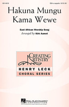 Hakuna Mungu Kama Wewe arranged by Kirk Aamot. For Choral (SSA). Henry Leck Creating Artistry. 8 pages. Published by Hal Leonard.

This popular worship song from Kenya can be performed in a variety of ways, by adding movement while singing, incorporating percussion instruments into the performance, or as a processional. Opening with a simple unison melody, the song progresses into two parts and finally adds a descant-like 3rd voice part.

Minimum order 6 copies.