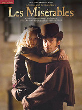 Les Miserables. (Easy Piano Selections from the Movie). By Alain Boublil, Claude-Michel Schonberg, and Herbert Kretzmer. For Piano/Keyboard. Easy Piano Vocal Selections. Softcover. 88 pages. Published by Hal Leonard.

This highly anticipated blockbuster stars Hugh Jackman, Russell Crowe and Anne Hathaway. Our songbook features easy piano arrangements of 16 songs from the film, including the new title “Suddenly,” plus notes by the composers and a special section of fantastic full-color photos from the film! Songs: At the End of the Day • Bring Him Home • Castle on a Cloud • Do You Hear the People Sing? • Empty Chairs at Empty Tables • I Dreamed a Dream • A Little Fall of Rain • Master of the House • On My Own • Stars • Who Am I? • and more.