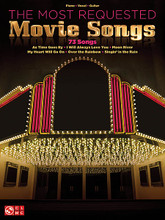 The Most Requested Movie Songs by Various. For Piano/Vocal/Guitar. Piano/Vocal/Guitar Songbook. Softcover. 320 pages. Published by Cherry Lane Music.

A great collection of more than 70 songs from the big screen, including: Alfie • Arthur's Theme • As Time Goes By • Born Free • Chariots of Fire • Do You Know Where You're Going To? • Endless Love • The Godfather • Goldfinger • I Will Always Love You • James Bond Theme • Mrs. Robinson • Moon River • My Heart Will Go On • Over the Rainbow • Que Sera, Sera • The Rose • Singin' in the Rain • Stand by Me • Star Wars (Main Theme) • Tara's Theme (My Own True Love) • A Time for Us (Love Theme) • (I've Had) The Time of My Life • The Trolley Song • What a Wonderful World • The Wind Beneath My Wings • and more!