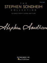 The Stephen Sondheim Collection (52 Songs from 17 Shows and Films). By Stephen Sondheim (1930-). Edited by Richard Walters. For Voice, Piano Accompaniment. P/V/G Composer Collection. Softcover. 408 pages. Published by Hal Leonard.

The first definitive collection of Sondheim's songs, with selections from Anyone Can Whistle, Assassins, Company, Dick Tracy, Evening Primrose, Follies, The Frogs, A Funny Thing Happened on the Way to the Forum, Into the Woods, A Little Night Music, Merrily We Roll Along, Pacific Overtures, Passion, Road Show, Saturday Night, Sunday in the Park with George, and Sweeney Todd. Includes detailed notes about the shows and films.