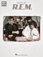 Best of R.E.M. by R.E.M.. For Guitar. Easy Guitar. Softcover. Guitar tablature. 56 pages. Published by Hal Leonard.

A dozen of the very best from R.E.M., arranged for easy guitar with tab: Drive • Everybody Hurts • Imitation of Life • It's the End of the World as We Know It • Losing My Religion • Man on the Moon • Nightswimming • The One I Love • Orange Crush • Shiny Happy People • Stand • What's the Frequency, Kenneth?