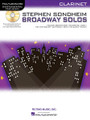 Stephen Sondheim - Broadway Solos. (Clarinet). By Stephen Sondheim (1930-). For Clarinet. Instrumental Folio. Book with CD. 16 pages. Published by Hal Leonard.

Solo arrangements of 14 fabulous Sondheim tunes, complete with CD accompaniment: Anyone Can Whistle • Being Alive • Broadway Baby • Children Will Listen • Comedy Tonight • Good Thing Going • Johanna • Losing My Mind • Not a Day Goes By • Not While I'm Around • Old Friends • Pretty Women • Send in the Clowns • Sunday.