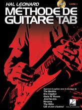 Hal Leonard Méthode de Guitare Tab. (Apprenez avec la musique de The Beatles, Clapton, Hendrix, Nivana, U2 et bien d'autres!). Guitar Tab Method. Softcover with CD. Guitar tablature. 32 pages. Published by Hal Leonard.

The First and Only Beginning Guitar Method of Its Kind!

This is the guitar method students and teachers have been waiting for. Learn single notes with riffs like “Day Tripper” and “Crazy Train,” power chords with classics by AC/DC and the Who, strumming with songs from Neil Young and Nirvana, and much more. The method's unique, well-paced, and logical teaching sequence will get students playing more easily than ever before, and music from popular artists like the Beatles, Jimi Hendrix, and Led Zeppelin will keep them playing and having fun. Book 1 includes: parts of the guitar, easy-to-follow guitar tablature, notes & riffs starting on the low E string, tempo & time signatures, understanding notes and rests, palm muting, vibrato, power chords, open chords, strumming, slides and slurs, hammer-ons and pull-offs, many music styles, nearly 100 riffs and songs, audio CD with demos of every example, and more!