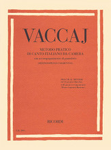 Practical Method of Italian Singing. (Mezzo-Soprano/Baritone). By Nicola Vaccai (1790-1848). Vocal. Softcover. 36 pages. Ricordi #RER2996. Published by Ricordi.

The vocal methods of Nicola Vaccai (1790-1848) are well-known to classical singers and voice teachers around the world. Ricordi was the original publisher of Vaccai.