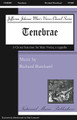 Tenebrae by Richard Burchard. For Choral (TTBB). Fred Bock Publications. 12 pages. National Music Publishers #NM1009. Published by National Music Publishers.

This sacred text focuses on the crucifixion, but this is a concert work, displaying a treatment of ancient liturgy with beauty and emotion. Good high school and college male voice choirs.

Minimum order 6 copies.