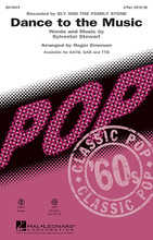 Dance to the Music by Sly and the Family Stone. By Sylvester Stewart. Arranged by Roger Emerson. For Choral (2-Part). Pop Choral Series. 12 pages. Published by Hal Leonard.

One of the most influential groups of the late 1960s, Sly & the Family Stone soared up the charts, with a soul/funk/rock sound that captured the sound of an era! With rock guitar riffs, a funk bassline, gospel organ and riveting a cappella vocal break, the song was destined for greatness. A fantastic dance feature for show choirs and pop groups! Available separately SATB, SAB, 2-Part and ShowTrax CD. Combo parts available as a digital download. Duration ca. 3:00.

Minimum order 6 copies.