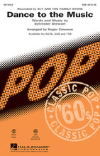 Dance to the Music by Sly and the Family Stone. By Sylvester Stewart. Arranged by Roger Emerson. For Choral (SAB). Pop Choral Series. 12 pages. Published by Hal Leonard.

One of the most influential groups of the late 1960s, Sly & the Family Stone soared up the charts, with a soul/funk/rock sound that captured the sound of an era! With rock guitar riffs, a funk bassline, gospel organ and riveting a cappella vocal break, the song was destined for greatness. A fantastic dance feature for show choirs and pop groups! Available separately SATB, SAB, 2-Part and ShowTrax CD. Combo parts available as a digital download. Duration ca. 3:00.

Minimum order 6 copies.