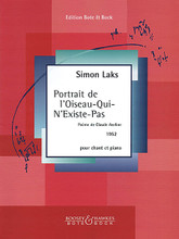 Portrait De L'oiseau-qui-n'existe-pas Voice/piano(portrait Of The Bird). Voice and Piano. Boosey & Hawkes Voice. Softcover. 16 pages. Boosey & Hawkes #M202522912. Published by Boosey & Hawkes