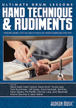 Hand Technique & Rudiments. (Ultimate Drum Lessons Series). By Various. For Drum. DVD. DVD. Hudson Music #HDDVDHT21. Published by Hudson Music.

Hand Technique & Rudiments features clips of some of the world's most famous and popular drummers discussing and demonstrating various aspects of hand technique and their approach to the rudiments. Many useful and challenging warm-up exercises and rudimental hand patterns (on both pad and drumset) are included. These clips will provide excellent practice material for both drumset and marching players.

Featured are Steve Gadd (Eric Clapton, Paul Simon, Chick Corea), Keith Carlock (Steely Dan, Sting), Steve Smith (Journey, Vital Information), Tommy Igoe (The Birdland Big Band), Todd Sucherman (Styx), Jeff Queen (DCI snare champion, Blast!), David Garibaldi (Tower of Power), Jim Riley (Rascal Flatts), Aaron Spears (Usher, American Idol Tour), Pat Petrillo (Gloria Gaynor, Patti LaBelle), Thomas Lang (Stork, Gianna Nannini), John Blackwell (Prince, Justin Timberlake), Antonio Sanchez (Pat Metheney), and Jason Bittner (Shadows Fall).

The program is hosted by drum corps legend Dennis DeLucia, who introduces the various clips, which have been selected specifically for their educational value.

Priced affordably and containing a wealth of previously released material from the Hudson Music catalog, the titles in the Ultimate Drum Lessons series have proven to be very popular with drummers. In response to customer comments, the clips on these new releases have been chosen specifically for their educational/instructional content (less concert performances and more actual lessons).

1 hour, 51 minutes.