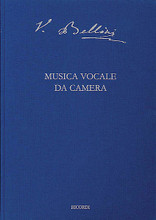 Vocal Chamber Music Critical Edition Full Score, Hardbound with critical commentary (Critical Edition Volume 14). By Vincenzo Bellini (1801-1835). Edited by Carlida Steffan. For Voice. CRITICAL EDITIONS. Hardcover. Ricordi #NR140185. Published by Ricordi.

The genre of vocal chamber music follows the entire brief career of Vincenzo Bellini: for this reason these works are characterized mainly by different aesthetic intentionality according to the functions, places and performers for which they were designed. This critical edition is based on a considerable and unusual amount of autograph and printing sources which are not always easy to identify and find due to varying origin and circulation. They provide a complete overview of all Bellini's vocal chamber compositions known to date. The volume is divided into five main sections and an Appendix: Ariette, Cavatine, Romanze • Scene drammatiche • Composizioni a più voci • Parafrasi • Dubbie e spurie • Appendix. The volume also includes a reconstruction of the historical context with a detailed analysis of the sources, an apparatus with the poetic texts and a critical apparatus to the musical text. Hardcover.