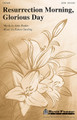 Resurrection Morning, Glorious Day by Robert Sterling. For Choral (SATB). Glory Sound Easter. Octavo. 12 pages. Published by GlorySound.

Uses: Easter

Scripture: John 20:1-8; I Corinthians 15:4

A rousing opener for Easter celebrations, this festive anthem captures a robust “Americana” feel both in its melodic content and its joyful abandon. A rhythmically vital approach punctuates the main theme while contrasting solo passages provide an oasis of expressivity as it unfolds the story of Christ's crucifixion and victory over the grave. Brief yet powerful, this delightful offering will be a surprising change of pace for church choirs. Duration: ca. 2:56.

Minimum order 6 copies.