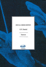 Samson (Oboe Parts Edited By Donald Burrows). By George Frideric Handel (1685-1759). Edited by Donald Burrows. For Orchestra. Music Sales America. Softcover. Novello & Co Ltd. #NOV09092607. Published by Novello & Co Ltd.