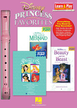 Disney Princess Favorites. (Learn & Play Recorder Pack). Composed by Various. For Recorder. Recorder. Published by Hal Leonard.

A must for every Disney fan, this pack contains a high-quality recorder, plus three terrific Recorder Fun! books featuring the music of everyone's favorites princesses! Contains 20 songs in all: Be Our Guest • Beauty and the Beast • Belle • Colors of the Wind • Daughters of Triton • Part of Your World • Under the Sea • A Whole New World • and more. Each book comes complete with instructions for playing the recorder, and a handy fingering chart.