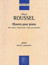 Piano Works by Albert Roussel (1869-1937). For Piano. Editions Durand. Softcover. 152 pages. Editions Durand #DF01605300. Published by Editions Durand.

Contents: Des heures passent . . .,Op. 1; Conte à la Poupée; Petit canon perpétuel; Rustiques,Op. 5; Suite, Op. 14; Sonatine, Op. 16; Valse du Festin de l'Araignée; L'accueil des Muses; Doute . . .; Segovia,Op. 29; Prélude and Fugue, Op. 46; Trois pièces, Op. 49.