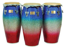 Original Series 11-3/4 inch Master Hand-Crafted Conga. (with Single Stand). For Percussion. Tycoon. General Merchandise. Hal Leonard #MTCHC120BC/S. Published by Hal Leonard.

The top choice of Tycoon Percussion artists, the Master Handcrafted Series Congas are constructed of carefully selected aged Siam Oak with an extra wide belly for deep bass tones and crisp highs. Each drum is hand carved by a master craftsman resulting in deep textured patterns, where no two drums are ever exactly the same. Their wide tuning range with water buffalo skin heads are perfect for live or studio use. Sturdy and comfortable die-cast handle makes transport easy. Basket stands are included. Bags and Tycoon Percussion's rubber conga protectors are also available.