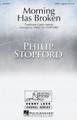 Morning Has Broken arranged by Philip Stopford. For Choral (SATB). Henry Leck Creating Artistry. 12 pages. Published by Hal Leonard.

Written for the choir at St Anne's Cathedral, Belfast, this familiar Gaelic melody, sung by soprano voices, is accompanied by alto, tenor, and bass voices along with a flowing flute part. Overlapping vocal parts and flute interjections allow for a blossoming choral texture.

Minimum order 6 copies.