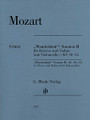 Wolfgang Amadeus Mozart - Wunderkind Sonatas, Volume 2, K. 10-15 (Piano and Violin (with Violoncello) With Marked and Unmarked String Parts). By Wolfgang Amadeus Mozart (1756-1791). Edited by Wolf-Dieter Seiffert. For Cello, Piano, Violin. Henle Music Folios. Softcover. 22 pages. G. Henle #HN1078. Published by G. Henle.

Composed in London in 1764, Mozart's K. 10-15 can either be played as piano trios, violin sonatas, or simply on the piano. Based on “Royal” sources: the copy in the British Library bears the handwritten note: “This Volume belongs to the Queen 1788”.