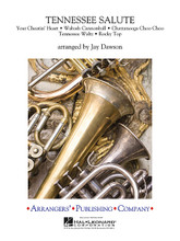 Tennessee Salute arranged by Jay Dawson. For Concert Band (Score & Parts). Arrangers' Publ Concert Band. Grade 3. Arrangers' Publishing Company #C127. Published by Arrangers' Publishing Company.

Tennessee Salute pays homage to these legendary melodies that have become a part of America's musical landscape. From folk songs to country romance, this arrangement resonates throughout the generations with adventure and affection. The songlist includes: The Tennessee Waltz • Chattanooga Choo Choo • Your Cheatin' Heart • Rocky Top • Wabash Cannonball.

Instrumentation:

- FULL SCORE 44 pages

- FLUTE 1 4 pages

- FLUTE 2 4 pages

- OBOE 4 pages

- BASSOON 4 pages

- CLARINET 1 4 pages

- CLARINET 2 4 pages

- CLARINET 3 4 pages

- BB BASS CLARINET 4 pages

- EB CONTRA ALTO CLARINET 4 pages

- BB CONTRA BASS CLARINET 4 pages

- ALTO SAX 1 4 pages

- ALTO SAX 2 4 pages

- TENOR SAX 4 pages

- BARITONE SAX 4 pages

- TRUMPET 1 4 pages

- TRUMPET 2 4 pages

- TRUMPET 3 4 pages

- F HORN 1 4 pages

- F HORN 2 4 pages

- F HORN 3 4 pages

- F HORN 4 4 pages

- TROMBONE 1 4 pages

- TROMBONE 2 4 pages

- TROMBONE 3 4 pages

- BARITONE B.C. 4 pages

- BARITONE T.C. 4 pages

- TUBA 4 pages

- STRING BASS 4 pages

- PERCUSSION 1 4 pages

- PERCUSSION 2 4 pages

- TIMPANI 4 pages

- MALLET PERCUSSION 4 pages