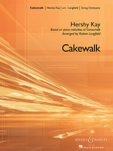 Cakewalk ((based on piano melodies of Gottschalk)). By Hershy Kay. Arranged by Robert Longfield. For String Orchestra (Score & Parts). Boosey & Hawkes Orchestra. Grade 3-4. Published by Boosey & Hawkes.

Known for his extensive orchestration work with Leonard Bernstein and numerous Broadway hits, Hershy Kay was a notable composer in his own right. This movement is taken from his popular Cakewalk ballet suite for orchestra, which was based on piano melodies of Louis Moreau Gottschalk.

Instrumentation:

- CONDUCTOR SCORE (FULL SCORE) 20 pages

- PERCUSSION 2 pages

- TIMPANI 2 pages

- PIANO 8 pages

- VIOLIN 1 3 pages

- VIOLIN 2 3 pages

- VIOLIN 3 (VIOLA TREBLE CLEF) 3 pages

- VIOLA 3 pages

- CELLO 3 pages

- BASS 2 pages