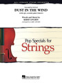 Dust in the Wind ((with optional acoustic guitar feature)). By Kansas. By Kerry Livgren. Arranged by Larry Moore. For Orchestra, String Orchestra (Score & Parts). Pop Specials for Strings. Grade 3-4. Published by Hal Leonard.

Here's a rare opportunity to feature an acoustic guitar soloist with the famous signature song of the band Kansas – a great chance to include a budding rock star with your string orchestra. Larry Moore's skilled arrangement can be performed with or without guitar.

Instrumentation:

- CONDUCTOR SCORE (FULL SCORE) 12 pages

- BASS 2 pages

- PIANO 4 pages

- VIOLIN 1 2 pages

- VIOLIN 2 2 pages

- VIOLIN 3 (VIOLA TREBLE CLEF) 2 pages

- VIOLA 2 pages

- CELLO 2 pages

- PERCUSSION 2 pages

- ACOUSTIC GUITAR 3 pages