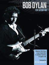 Bob Dylan for Guitar Tab by Bob Dylan. For Guitar. Guitar Recorded Version. Softcover. Guitar tablature. 144 pages. Music Sales #AM995060. Published by Music Sales.

Featuring 19 Bob Dylan classics, this songbook is the ultimate resource for the guitarist looking for authentic versions of this rock pioneer's songs. All songs have been meticulously transcribed in tablature and standard notation with guitar chord boxes and full lyrics. Includes: Blowin' in the Wind • Don't Think Twice, It's All Right • Just like a Woman • Mr. Tambourine Man • Shooting Star • Visions of Johanna • and more.