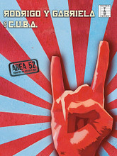 Rodrigo Y Gabriela and C.U.B.A. - Area 52 by Rodrigo y Gabriela. For Guitar. Guitar Recorded Version. Softcover. Guitar tablature. 144 pages. Music Sales #AM1004916. Published by Music Sales.

Rodrigo and Gabriela interpret nine of their compositions with the 13-piece Cuban band C.U.B.A. This songbook contains all of the tracks, note-for-note, from the incredible and diverse album. As well as chord symbols, guitar notation and gutar tablature, you'll also find all of the parts for sitar and oud arranged for guitar. Songs include: 11:11 • Diablo Rojo • Hanuman • Ixtapa • Juan Loco • Logos • Master Maqui • Santo Domingo • Tamacun.