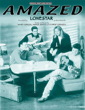 Amazed by Lonestar. For Piano/Vocal/Guitar. Artist/Personality; Piano/Vocal/Chords; Sheet; Solo. Piano Vocal. Contemporary Country and New Traditionalist. Difficulty: medium. Single. Vocal melody, piano accompaniment, lyrics, chord names and guitar chord diagrams. 5 pages. Alfred Music Publishing #PV9959. Published by Alfred Music Publishing.

This sheet music features an arrangement for piano and voice with guitar chord frames, with the melody presented in the right hand of the piano part, as well as in the vocal line.