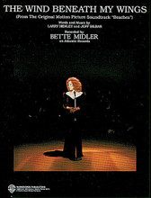 The Wind Beneath My Wings by Bette Midler. By Larry Henley and Jeff Silbar. For Piano/Vocal/Guitar. Artist/Personality; Piano/Vocal/Chords; Sheet; Solo. Piano Vocal. Movies and Adult Contemporary. Difficulty: medium. Single. Vocal melody, piano accompaniment, lyrics, chord names and guitar chord diagrams. 8 pages. Alfred Music Publishing #VS5275. Published by Alfred Music Publishing.

Recorded by Bette Midler on the Beaches soundtrack, “The Wind Beneath My Wings” became her first #1 hit in ten years and earned her a Grammy® Award in 1990. This is the original sheet music version in the key of B-flat.