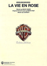 La Vie En Rose by Edith Piaf. For Piano/Vocal/Guitar. Artist/Personality; Piano/Vocal/Chords; Sheet; Solo. Piano Vocal. French, Pop Vocal and Traditional Pop. Difficulty: medium. Single. Vocal melody, piano accompaniment, lyrics, chord names and guitar chord diagrams. 4 pages. Alfred Music Publishing #VS0304. Published by Alfred Music Publishing.

Piano/vocal arrangment of the favorite French ballad made famous by the “Little Sparrow,” Edith Piaf.