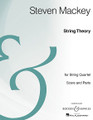 String Theory. (String Quartet Archive Edition). By Steven Mackey. For String Quartet (Score & Parts). Boosey & Hawkes Chamber Music. 124 pages. Boosey & Hawkes #M051106981. Published by Boosey & Hawkes.

Instrumentation:

- SCORE 68 pages

- VIOLIN I 20 pages

- VIOLIN II 16 pages

- VIOLA 20 pages

- VIOLONCELLO 16 pages