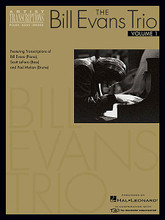 Volume 1 (1959-1961). (Featuring Transcriptions of Bill Evans (Piano), Scott LaFaro (Bass) and Paul Motian (Drums)). By Bill Evans Trio. For Bass, Drums, Piano. Hal Leonard Artist Transcriptions. Jazz and Bebop. Difficulty: medium-difficult to difficult. Piano/bass/drums songbook. Standard notation, drum notation and chord names. 168 pages. Published by Hal Leonard.

Note-for-note piano, bass and drum transcriptions of eight great tunes performed by the formidable trio of Bill Evans, Scott LaFaro and Paul Motian. Includes Autumn Leaves (Les Feuilles Mortes), Nardis, When I Fall in Love and more.