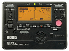 Korg TM-50 Combo Digital Tuner Metronome with Folding Stand. For Metronome. Accessory. General Merchandise. Hal Leonard #TM-50-BK. Published by Hal Leonard.

The Korg TM-50 allows you to use the tuner and metronome simultaneously, providing all you need for both pitch and rhythm training. This updated model features a two-level backlight that enhances the visibility of the LCD display. It uses a newly designed needle-style LCD for excellent response, and even greater tuning accuracy. Ranges covered include:

• Wide detection range from C1 to C8

• A wide tempo range of 30-252 beats/minute.