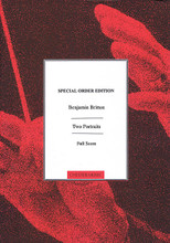 Two Portraits. (for Strings). By Benjamin Britten (1913-1976). For Viola, String Ensemble (Study Score). Music Sales America. Softcover. 36 pages. Chester Music #CH80025. Published by Chester Music.
Product,54716,Symphony in the Teapot (for Organ)"