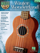 Winter Wonderland. (Ukulele Play-Along Volume 24). By Various. For Ukulele. Ukulele Play-Along. Softcover with CD. 24 pages. Published by Hal Leonard.

The Ukulele Play-Along series will help you play your favorite songs quickly and easily, with incredible backing tracks to help you sound like a bona fide pro! Just follow the written music, listen to the CD to hear how the ukulele should sound, and then play along with the separate backing tracks. The melody and lyrics are included in the book in case you want to sing, or to simply help you follow along. The CD is playable on any CD player, and also enhanced so Mac & PC users can adjust the recording to any tempo without changing the pitch! Each Ukulele Play-Along pack features eight cream-of-the-crop, quintessential songs.

Includes 8 yuletide tunes: All I Want for Christmas Is My Two Front Teeth • Blue Christmas • The Christmas Song (Chestnuts Roasting on an Open Fire) • Have Yourself a Merry Little Christmas • Let It Snow! Let It Snow! Let It Snow! • Little Saint Nick • Sleigh Ride • Winter Wonderland.