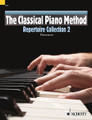 The Classical Piano Method - Repertoire Collection 2. For Piano. Schott. Softcover with CD. 64 pages. Schott Music #ED13485. Published by Schott Music.

The Classical Piano Method is ideal for adults and young people looking to learn the piano from scratch, or for those returning to the piano after a substantial break from playing. You will learn traditional, classic technique, and will be introduced to interesting, varied and well-known classical pieces right from the outset. The method is friendly and is carefully designed to progress in small manageable steps, beginning with simple fingering patterns and exercises, moving onto some of the most beautiful melodies and pieces from the baroque, classical and romantic eras.

This repertoire collection provides extra pieces explicitly linked to the levels of progression found in Method Book 2, providing a wider range of beautiful pieces for the solo pianist. The pieces are drawn mainly from the classical repertoire, and also include a number of folk and contemporary pieces in interesting and varied arrangements.