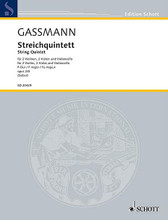 String Quintet Op. 2 No. 6 in F Major. (Score and Parts). By Florian Leopold Gassman. For String Quintet. String. Book only. 32 pages. Schott Music #ED20429. Published by Schott Music.

For 2 violins, 2 violas, and cello.