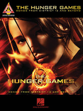 The Hunger Games. (Songs from District 12 and Beyond). By Various. For Guitar. Guitar Recorded Version. Softcover. Guitar tablature. 126 pages. Published by Hal Leonard.

Note-for-note transcriptions of all the songs from the movie's haunting soundtrack, featuring artists such as Arcade Fire, Taylor Swift, the Civil Wars, Miranda Lambert, Maroon 5, The Decembrists, and more. Songs: Abraham's Daughter • Come Away to the Water • Dark Days • Daughter's Lament • Eyes Open • Just a Game • Kingdom Come • Lover Is Childlike • Nothing to Remember • One Engine • The Ruler and the Killer • Rules • Run Daddy Run • Safe & Sound • Take the Heartland • Tomorrow Will Be Kinder.