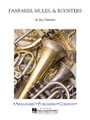 Fanfares, Mules & Roosters by Jay Dawson. For Concert Band (Score & Parts). Arrangers' Publ Concert Band. Grade 3. Published by Arrangers' Publishing Company.

Jay's fun, original has a backwoods kind of charm. Yes, there are passages where the band will sound like roosters and mules.

Instrumentation:

- FULL SCORE 40 pages

- FLUTE 1 3 pages - FLUTE 2 3 pages - OBOE 3 pages - BASSOON 4 pages - CLARINET 1 3 pages - CLARINET 2 3 pages - CLARINET 3 3 pages - BB BASS CLARINET 4 pages

- EB CONTRA ALTO CLARINET 4 pages - BB CONTRA BASS CLARINET 4 pages - ALTO SAX 1 3 pages - ALTO SAX 2 3 pages - TENOR SAX 3 pages - BARITONE SAX 4 pages

- TRUMPET 1 3 pages - TRUMPET 2 3 pages - TRUMPET 3 3 pages - F HORN 1 3 pages - F HORN 2 3 pages - TROMBONE 1 3 pages - TROMBONE 2 3 pages - BARITONE B.C. 3 pages

- BARITONE T.C. 3 pages - TUBA 4 pages - STRING BASS 4 pages - MALLETS 3 pages - AUX. PERCUSSION 1 3 pages - AUX. PERCUSSION 2 3 pages - TIMPANI 2 pages

- SNARE, BASS DRUM 4 pages.