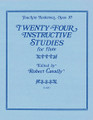 24 Instructive Studies for Flute, Op. 30 by Karl Joachim Andersen (1847-1909). Edited by Robert Cavally. For Flute. Robert Cavally Editions. Grade 4. 28 pages. Hal Leonard #B420. Published by Hal Leonard. 