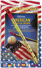 Learn to Play the American Penny Whistle for Complete Beginners. (Twin Pack (including key of D whistle and instruction book with 26 great tunes)). For Pennywhistle (IRISH WHISTLE). Waltons Irish Music Instrument. Hal Leonard #WM1535. Published by Hal Leonard.

Waltons' Tin Whistle Twin Packs contain a key of D whistle, fully-diagrammed instructions on how to play the whistle, as well as a selection of international favorites.

The American pack includes: Skip to My Lou • Camptown Races • Dixie • The Yellow Rose of Texas • and more.