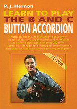 Learn to Play the B and C Button Accordion. For Accordion. Waltons Irish Music Dvd. DVD. Hal Leonard #WM1440DVD. Published by Hal Leonard.

P.J. Hernon, master teacher and one of Ireland's top box players, shows you everything step-by-step and note-for-note on this comprehensive DVD. Includes live stage performances featuring Vinnie Kilduff (tinwhistle), Steve Cooney (guitar), Gerry O'Connor (banjo & fiddle) and Anthony Ward (mandolin). From beginner's basics to advanced techniques, this DVD includes: marches • jigs • reels • hornpipes • ornamentations • bass technique • and more. 1 hour, 30 minutes.