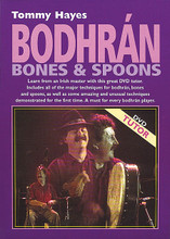 Bodhran. For Percussion, Bodhran Drum. Waltons Irish Music Dvd. DVD. Hal Leonard #WM1401DVD. Published by Hal Leonard.

In this 90-minute DVD, Tommy Hayes demonstrates all the major styles and techniques, as well as some amazing and unusual techniques demonstrated for the first time. Includes live stage performances featuring Steve Cooney (guitar), Charlie Lennon (fiddle), Gerry O'Connor (banjo) and Cormac Breathnach (whistle).