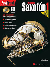 Saxof. (FastTrack Alto Saxophone Method - Book 1 - Spanish Edition). For Alto Saxophone. Fast Track Music Instruction. Softcover with CD. 48 pages. Published by Hal Leonard.

Now translated into Spanish, this saxophone instruction book in the acclaimed FastTrack series teaches beginning sax players: 72 songs and examples; music notation * riffs * scales and keys * rock & blues styles * and much more!