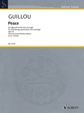 Peace, Op. 43. (8-part Mixed Choir and Organ). By Jean Guillou (1930-). For Choral (SSAATTBB). Schott. Softcover. 46 pages. Schott Music #ED21433. Published by Schott Music.

Based on a poem by Gerard Manley Hopkins.