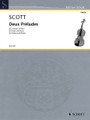 2 Préludes. (Violin and Piano). By Cyril Scott (1879-1970). For Violin, Piano Accompaniment (Score & Parts). Schott. Softcover. 28 pages. Schott Music #VLB164. Published by Schott Music.

Cyril Scott (1879 - 1970) composed Deux Préludes in 1912. Includes: I. Poème érotique and II. Danse.