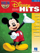 Disney Hits. (Violin Play-Along Volume 30). By Various. For Violin. Violin Play-Along. Softcover with CD. 16 pages. Published by Hal Leonard.

The Violin Play-Along series will help you play your favorite songs quickly and easily. Just follow the music, listen to the CD to hear how the violin should sound, and then play along using the separate backing tracks. With the melody and lyrics included in the book, you may also choose to sing along. Chord symbols are provided should you wish to elaborate on the melody. The audio CD is playable on any CD player, and also enhanced so Mac & PC users can adjust the recording to any tempo without changing pitch!

This volume includes: Candle on the Water • Little April Shower • Reflection • Someday • When She Loved Me • When You Wish upon a Star • Whistle While You Work • Zip-A-Dee-Doo-Dah.