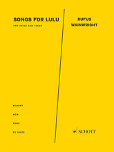 Songs for Lulu. (Voice and Piano). By Rufus Wainwright. For Voice, Piano Accompaniment. Vocal. Softcover. 66 pages. Schott Music #ED30070. Published by Schott Music.
Product,55265,Postmark - B-flat Soprano Saxophone and Piano Archive Edition"